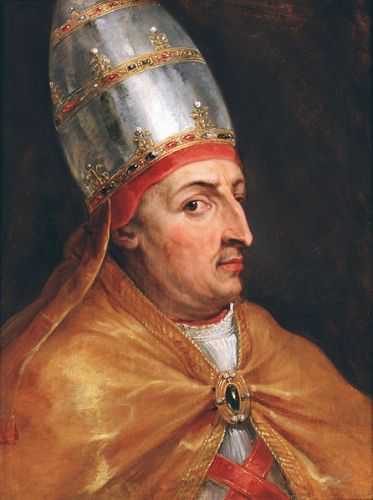 Pope nicholas V by Peter_Paul_Rubens in 1616